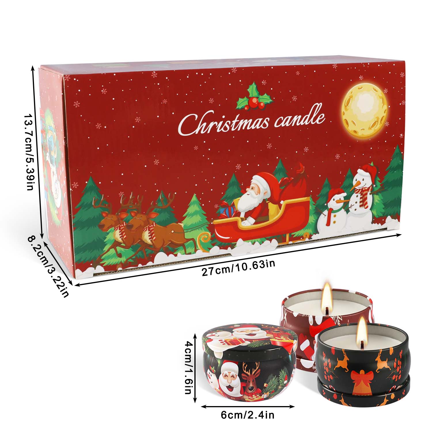 2,3 Zoll, 16-teiliges Weihnach – Home Fragrance Gift Bewertung und Preis